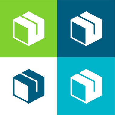 Kutu Düzlüğü 4 renk en küçük simge kümesi