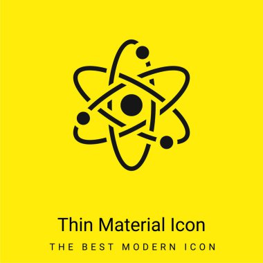 Atom minimal parlak madde simgesi