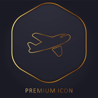 Hava Taşımacılığı Altın Hat prim logosu veya simgesi