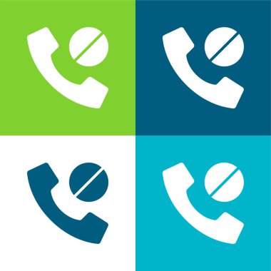 Bloklanmış Düz Düz Renk en az simge kümesi