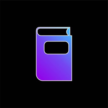 Gross Black Shape mavi gradyan vektör simgesi