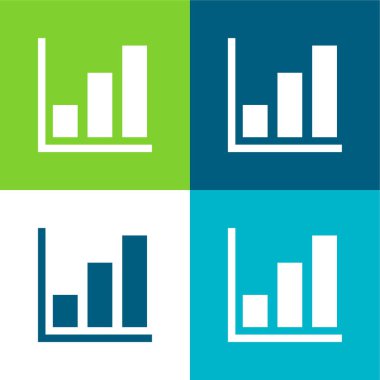 Çubuk Tablosu Düz Renk en az simge kümesi