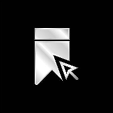 Yer imi gümüş kaplama metalik simge