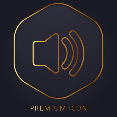 Ses Sözcüsü Altın Hat prim logosu veya simgesi