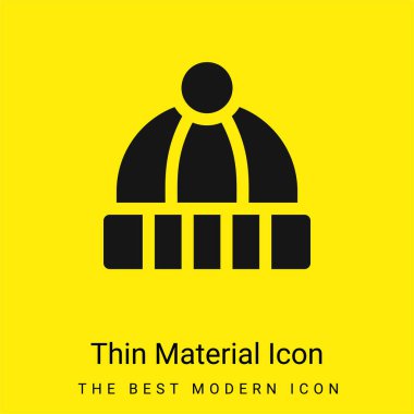 Beanie en az parlak sarı madde simgesi