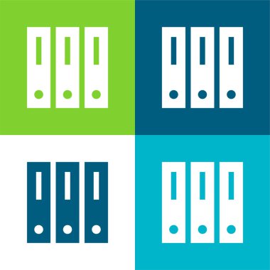 Arşiv Düz Renk en az simge kümesi