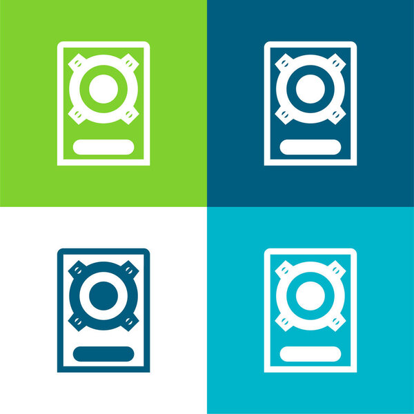 Двухцветный минимальный набор иконок