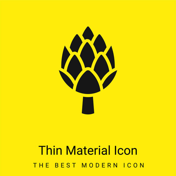 Символ минимального ярко-желтого материала