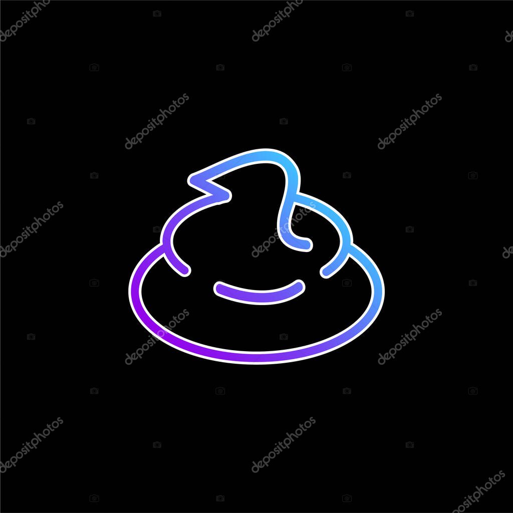 Baby Cream Outline blue gradient vector icon