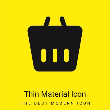 Sepet en az parlak sarı madde simgesi