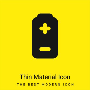 Pil en az parlak sarı madde simgesi