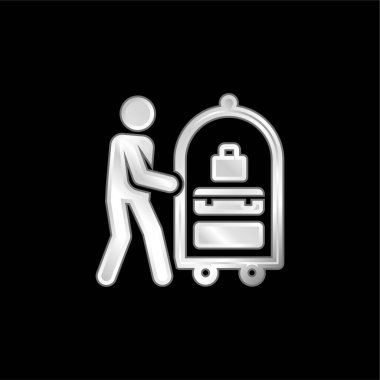 Bell Boy gümüş kaplama metalik simge