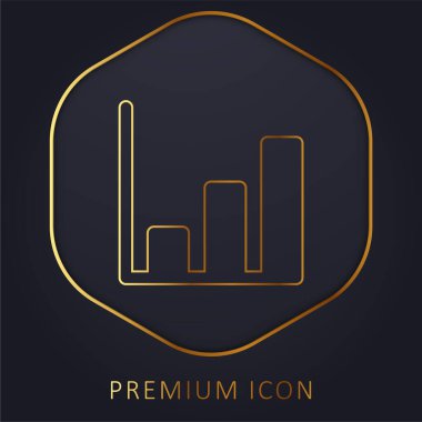 Çubuk Çizelgesi Altın Çizelgesi logosu veya simgesi