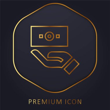 Bill Golden Line premium logosu veya simgesi