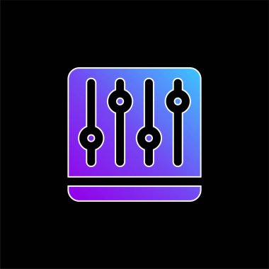 Mavi gradyan vektör simgesini ayarla