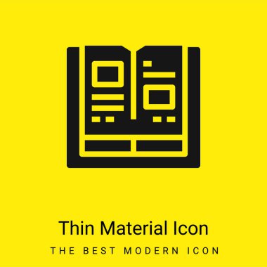Kitap en az parlak sarı malzeme simgesi