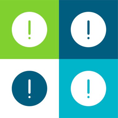 Düz Düz Renk simgesi setini uyar