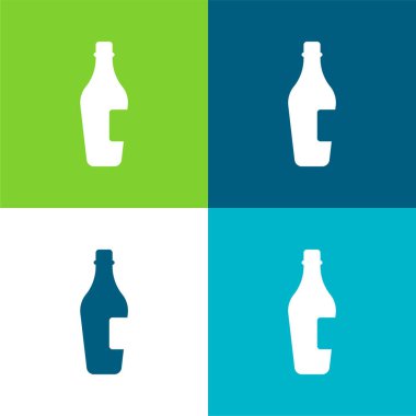 Etiketi Düz 4 renk simgesi olan Şişe Şarap