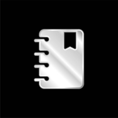 Gündem gümüş kaplama metalik simge