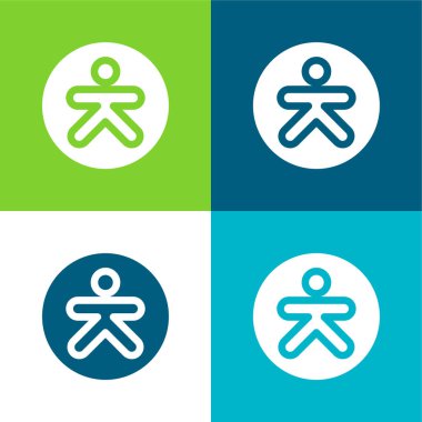 Erişilebilirlik Düz Düz Renk en az simge kümesi