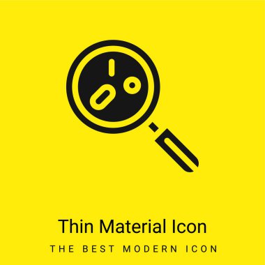 Bakteriler en az parlak sarı madde simgesi