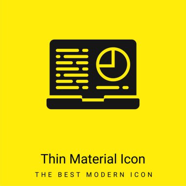 Analizler çok az parlak sarı madde simgesi