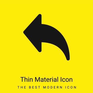 Arrow en az parlak sarı malzeme simgesi