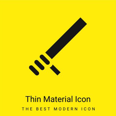 Baton en az parlak sarı madde simgesi