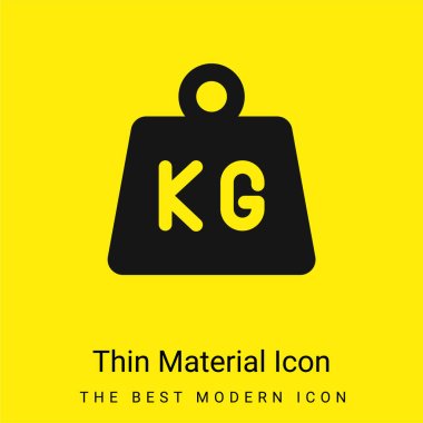 Bar minimal bright yellow material icon clipart