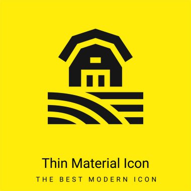 Ahır en az parlak sarı madde simgesi