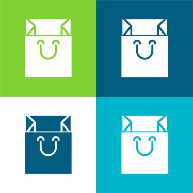 Poşet Düz Renk en az simge seti