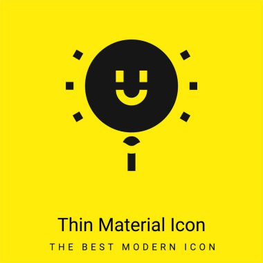 Balon en az parlak sarı madde simgesi