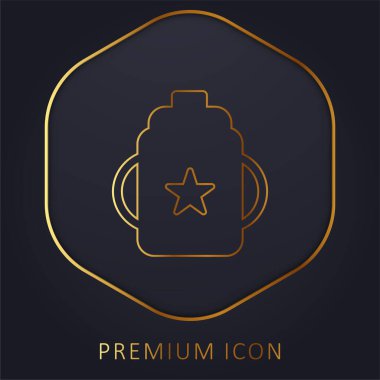 Bebek Kupası Altın Hat prim logosu veya simgesi