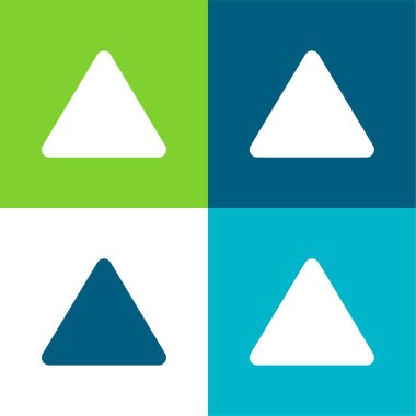 Beyazlatıcı Düz 4 renk simgesi seti