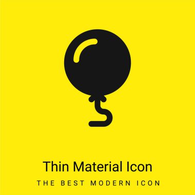 Balon en az parlak sarı madde simgesi