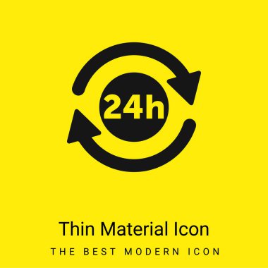 24 Saat Sembolü En az sarı madde simgesi