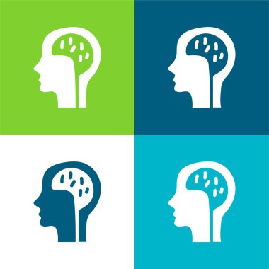 Beyin Düzlüğü 4 renk en küçük simge kümesi