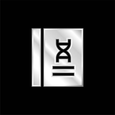 Gümüş kaplama metalik simge