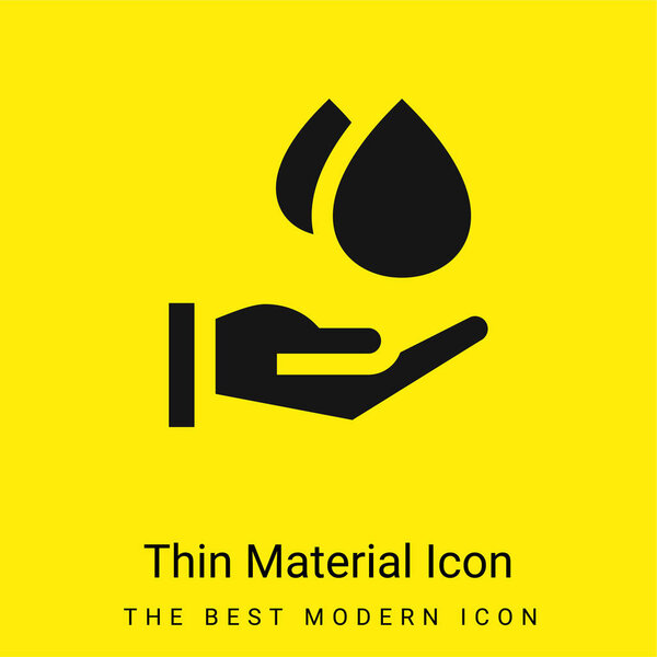 Blood Donation minimum ярко-желтого цвета