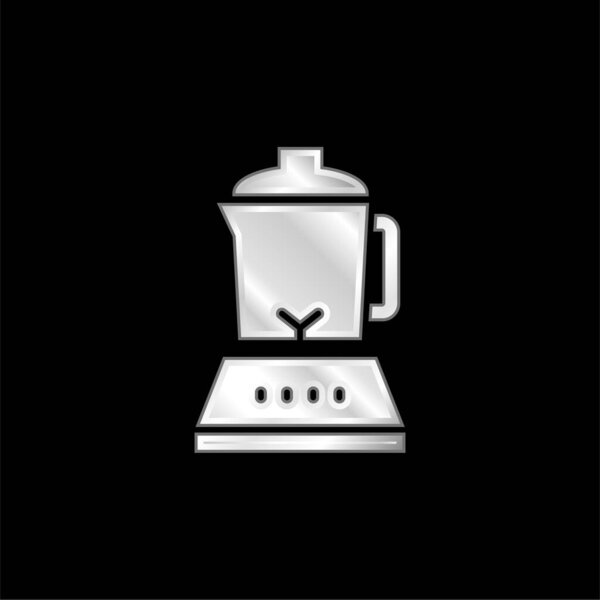 Серебристый блендер