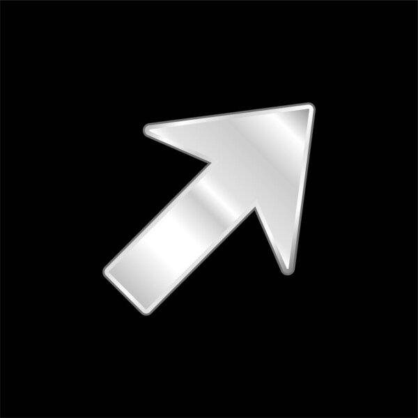 Металлическая икона с серебряной стрелкой