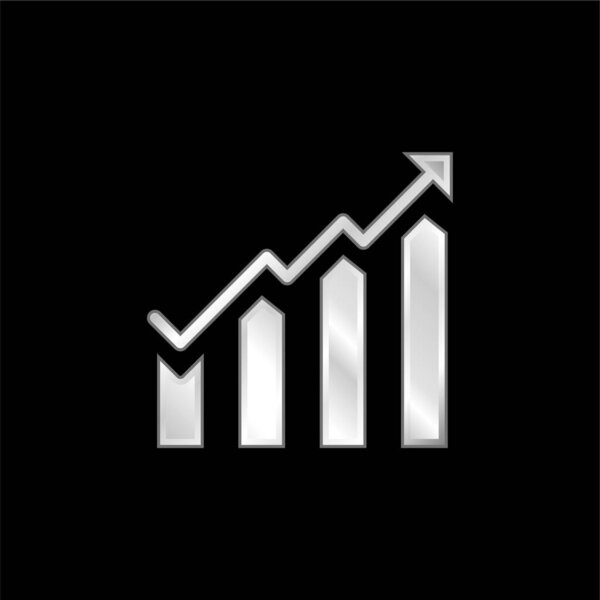 Серебристый металлический значок