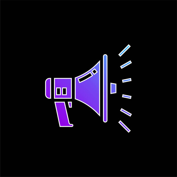 Значок синего градиента