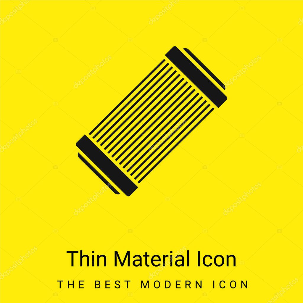 Air Filter minimal bright yellow material icon