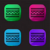 Karkötő négy színű üveg gomb ikon