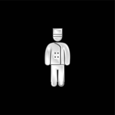 Belboy gümüş kaplama metalik simge