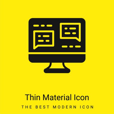 Analizler çok az parlak sarı madde simgesi