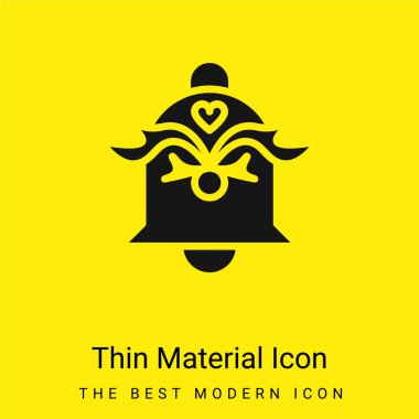 Zil en düşük düzeyde parlak sarı madde simgesi