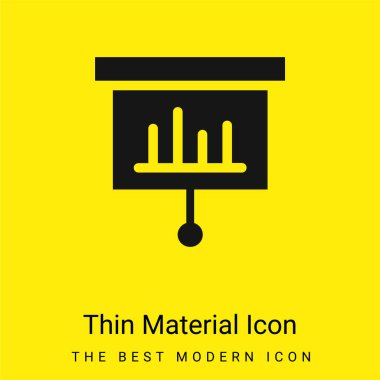 Çubuk Çizelgesi en az sarı malzeme simgesi