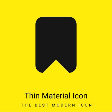 Yer imi Büyük Siyah Katı Yuvarlak Arayüz Sembolü En az sarı malzeme simgesi